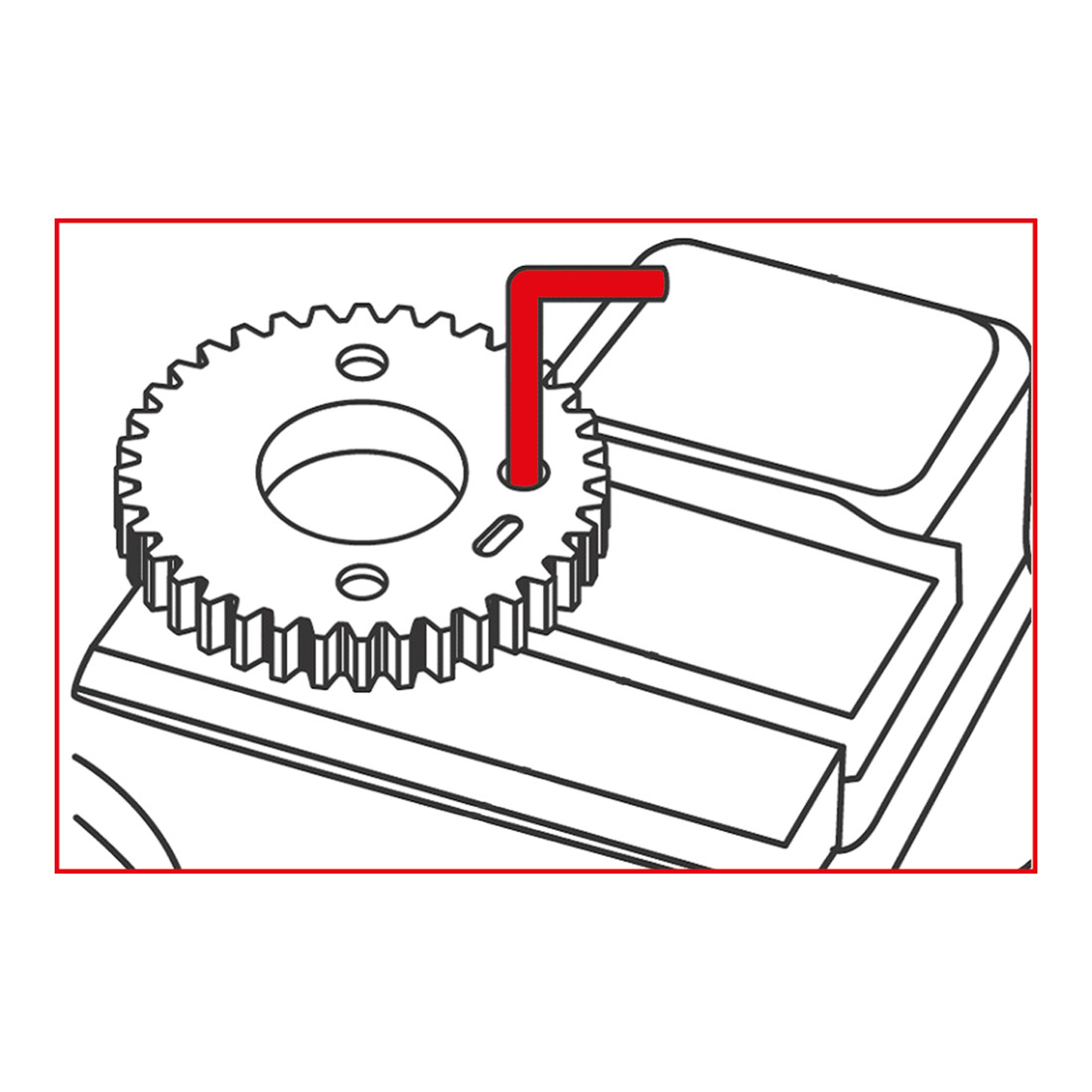 KS Tools Jeu d'outils de réglage moteur pour Nissan / Renault, 8 pcs.
