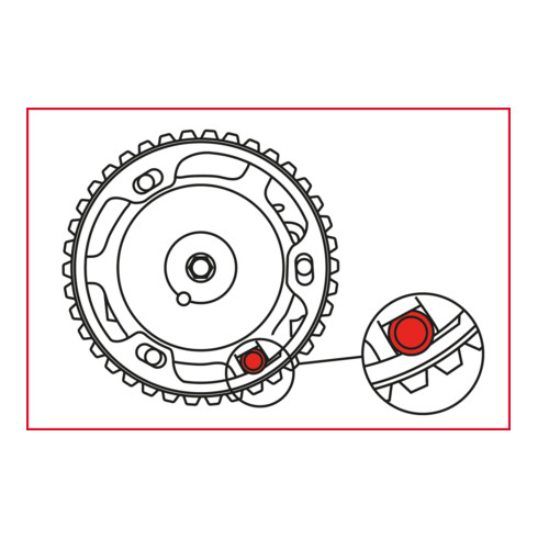 KS Tools Jeu d'outils de réglage moteur pour PSA, 12 pcs.