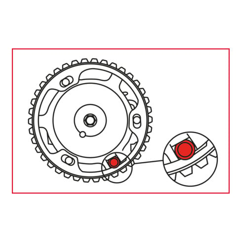 KS Tools Jeu d'outils de réglage moteur pour PSA, 39 pcs.