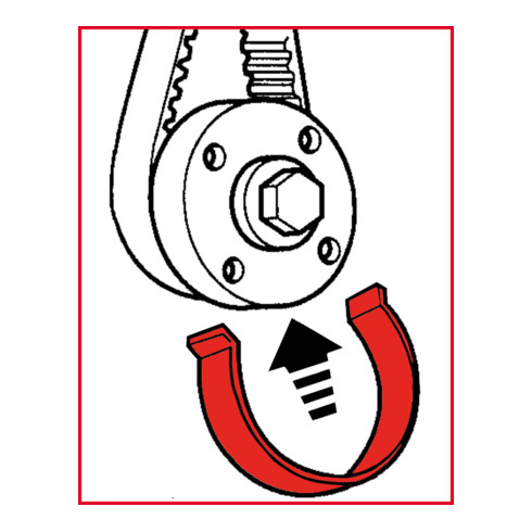 KS Tools Jeu d'outils de réglage moteur pour PSA / Renault, 11 pcs.