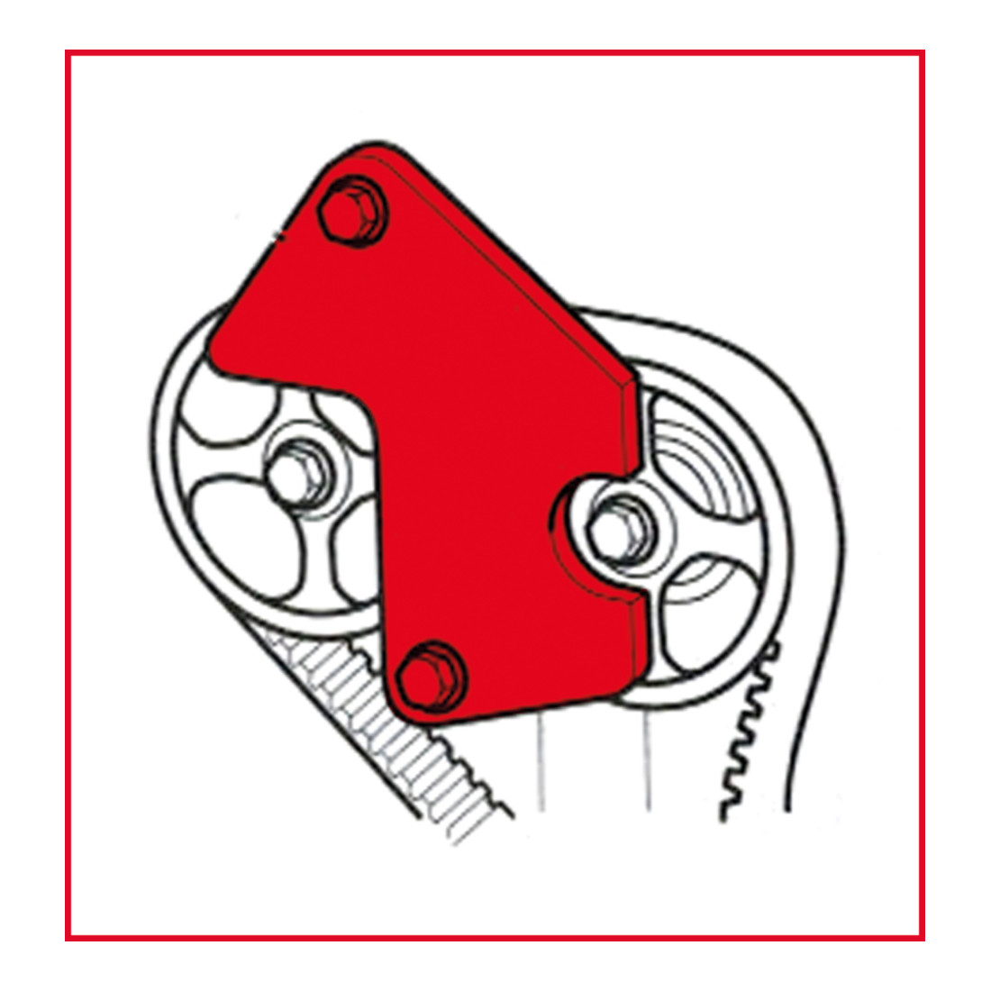 KS Tools Jeu d'outils de réglage moteur pour Renault, 18 pcs.