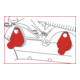KS Tools Jeu d'outils de réglage moteur pour VAG, 4 pcs.-4