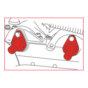 KS Tools Jeu d'outils de réglage moteur pour VAG, 4 pcs.-5