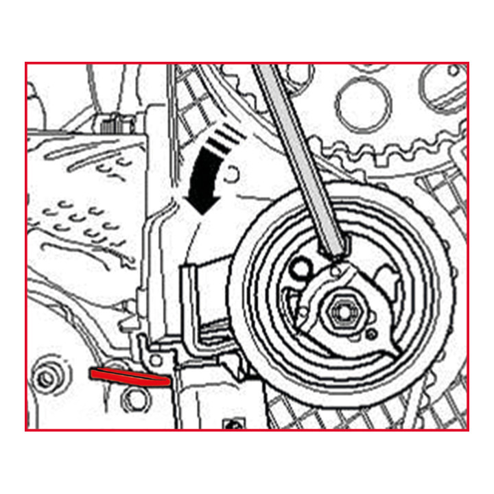 KS Tools Jeu d'outils de réglage moteur pour VAG, 42 pcs.