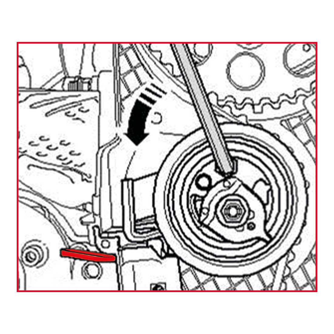 KS Tools Jeu d'outils de réglage moteur pour VAG, 42 pcs.
