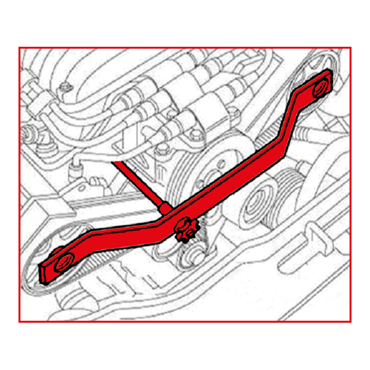 KS Tools Jeu d'outils de réglage moteur pour VAG, 6 pcs. Audi