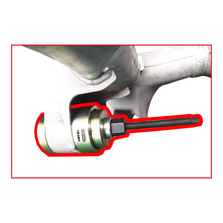 KS Tools Jeu d'outils de silentblocs pour support d'essieu arrière BMW, 8 pcs.