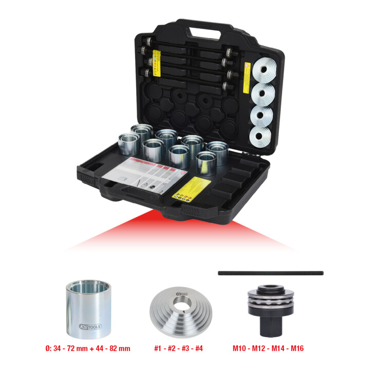 KS Tools Jeu d'outils pcs.dé/montage roulements,36 pcs.