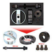 KS Tools Jeu d’outils pour les roulements de moyeu, 9 pcs.-2