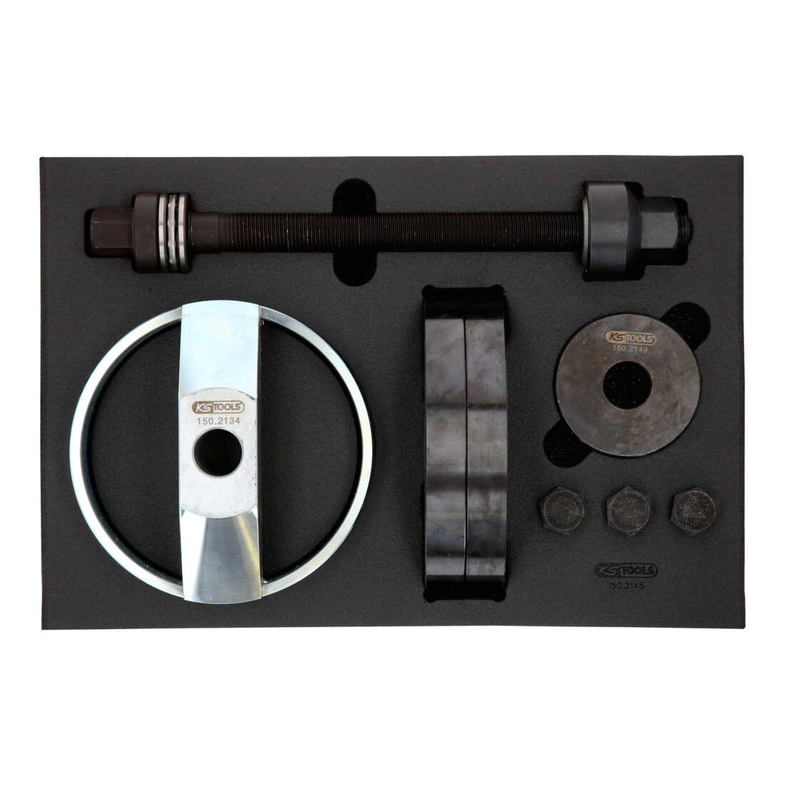 KS Tools Jeu d’outils pour les roulements de moyeu, 9 pcs.