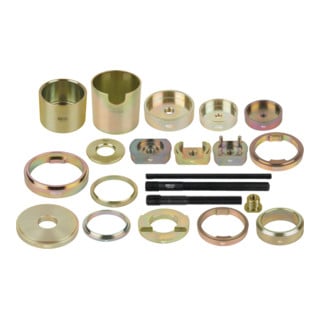KS Tools Jeu d'outils pour silent-blocs d'essieu arrière BMW, 21 pcs.