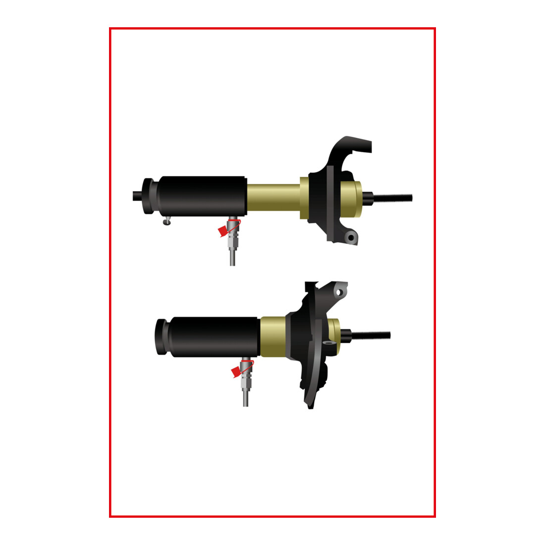 KS Tools Jeu pour roulements de roue avant pour Renault/Nissan/Opel > 2010, 8 pcs.