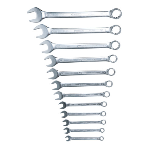 KS Tools Jeux de clés mixtes coudées, 12 pcs. 10-32mm