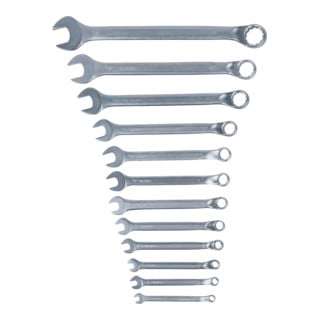 KS Tools Jeux de clés mixtes coudées, 12 pcs. 6-22 mm