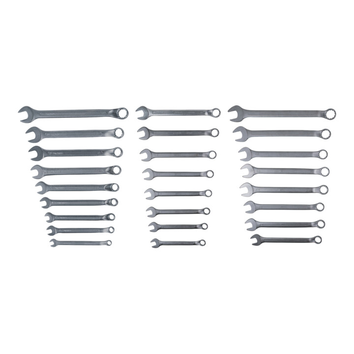 KS Tools Jeux de clés mixtes coudées, 25 pcs., 6-32 mm