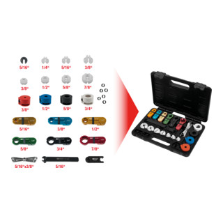 KS Tools kabel connector ontgrendelingsset, 22 dlg.