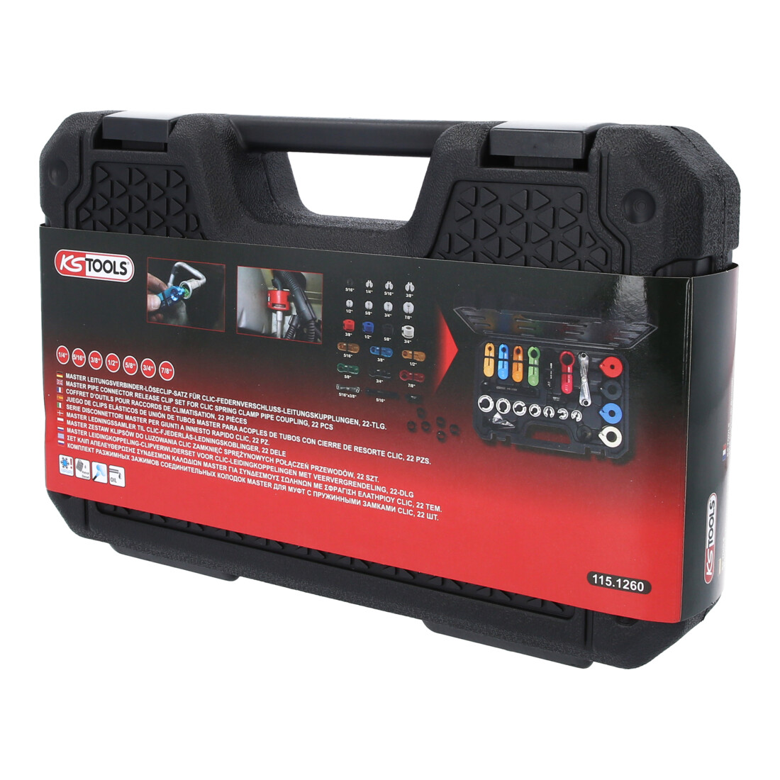 KS Tools kabel connector ontgrendelingsset, 22 dlg.