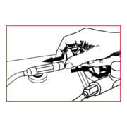 KS Tools kabel connector ontkoppel clip set, 6 delig-3