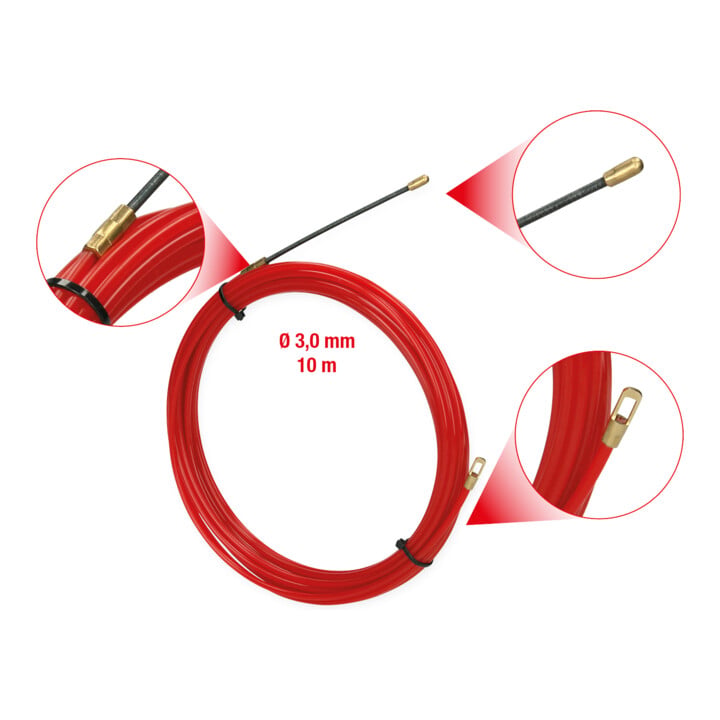 KS Tools Kabel-Einziehdraht, 10,0 m