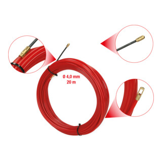 KS Tools Kabel-Einziehdraht, 20,0 m
