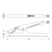 KS Tools kabelbinderpistool, 2,4 - 13 mm-4