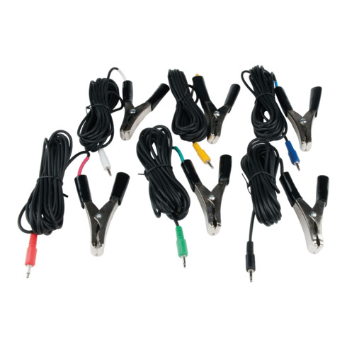 KS Tools kabelklemmen kleurgecodeerd, 6 delig