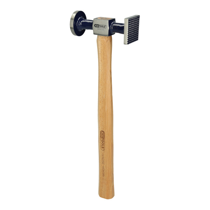 KS Tools Karosserie-Riffelhammer grob, rund/eckig, 325mm