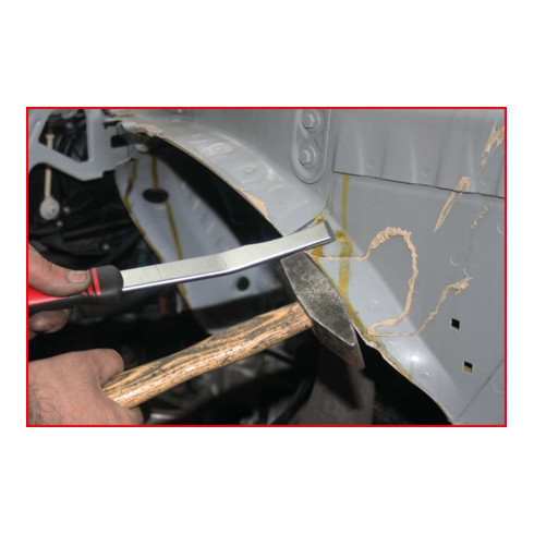 KS Tools Karosserie-Trennmeißel, 15° gebogen
