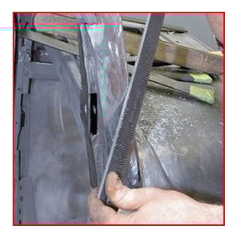 KS Tools Karosseriefeilenblatt, Kreuzhieb, Hieb1