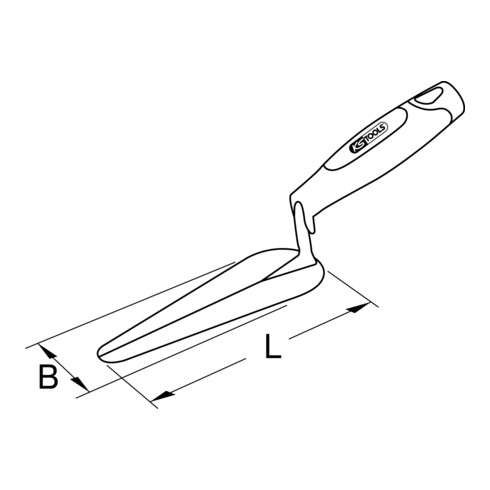 KS Tools Katzenzungenkelle