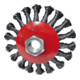 KS Tools Kegelform-Stahldrahtrundbürste 0,5mm, Ø 100mm