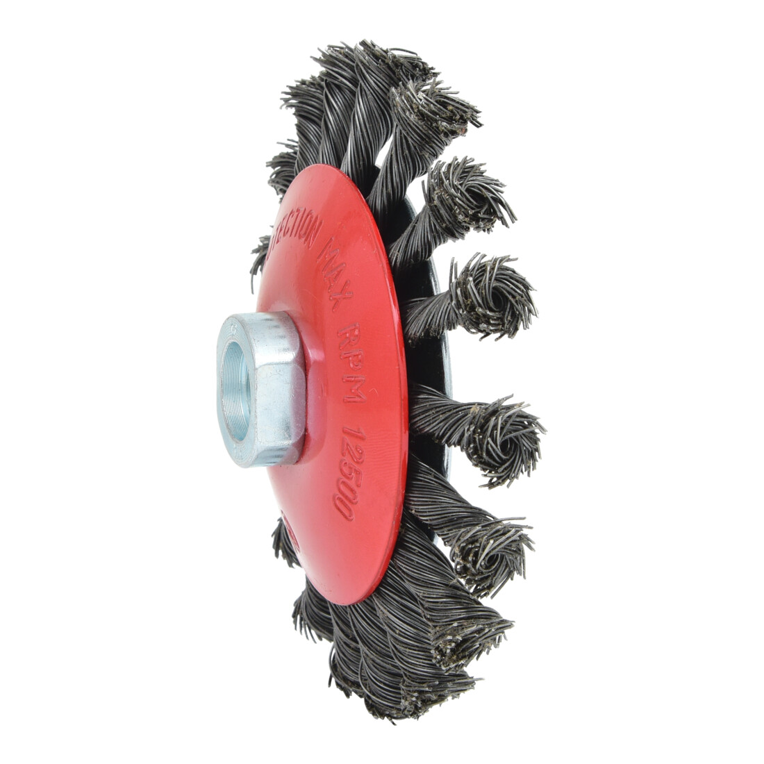 KS Tools Kegelform-Stahldrahtrundbürste 0,5mm, Ø 115mm