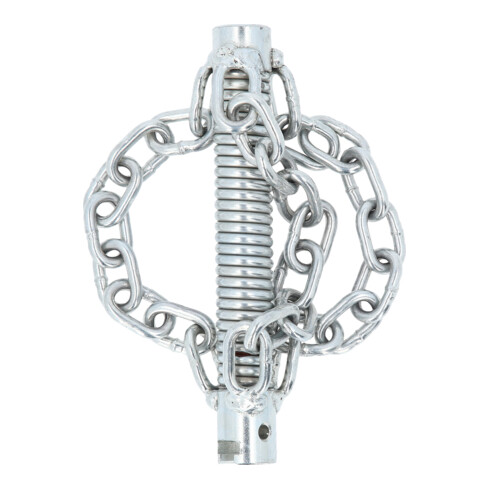 KS Tools Kettenschleuderkopf mit glatter Kette, 3 Ketten 160 mm