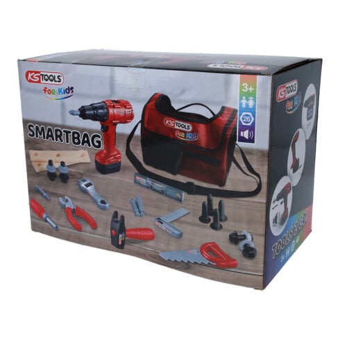 KS Tools Kinder Werkzeug-Satz mit Smartbag-Tasche, 26-tlg