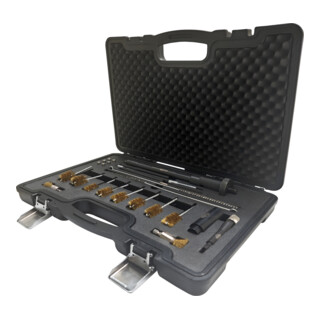 KS Tools Kit de nettoyage du puits d'injection, 23 pcs