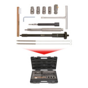KS Tools Kit de nettoyage pour sièges d'injecteurs, 13 pcs