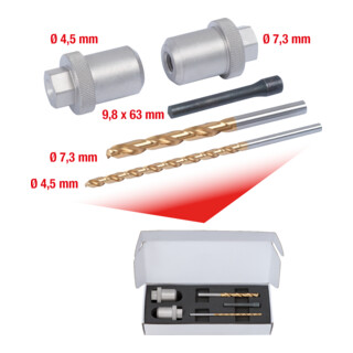 KS Tools Kit de percage pour bras de suspension M10