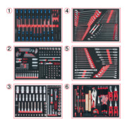 KS Tools kit de rangement universel pour 6 tiroirs avec 325 outils de qualité supérieure-1