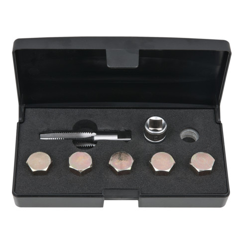 KS Tools Kit de réparation pour bouchons de vidange, 12 pcs. M12x1,5