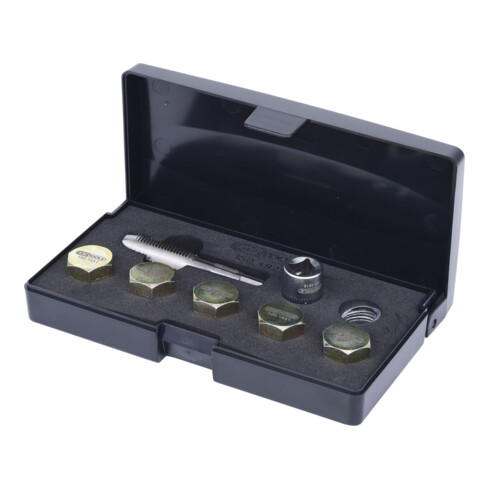 KS Tools Kit de réparation pour bouchons de vidange, 12 pcs. M15x1,5