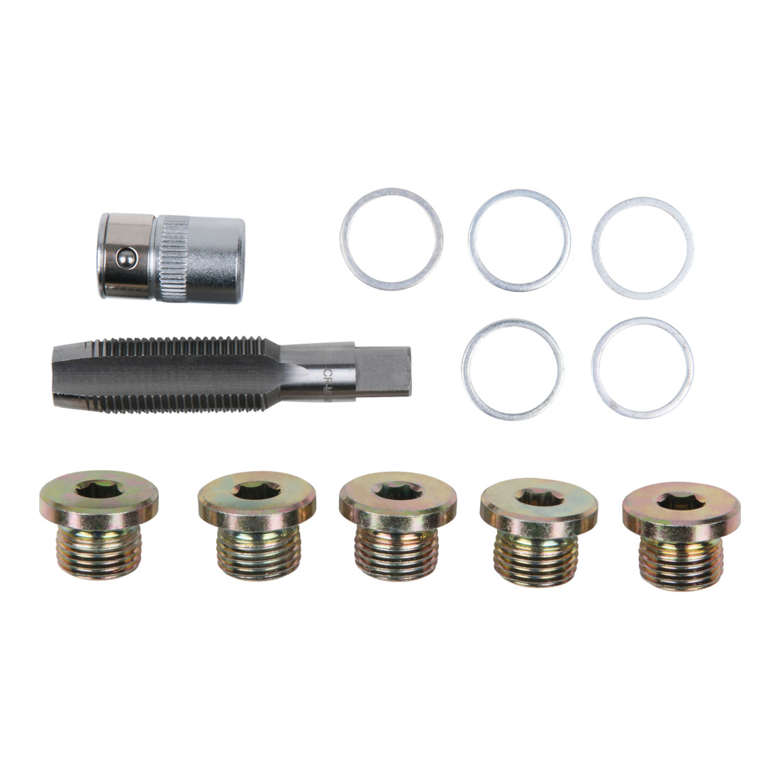 KS Tools Kit de réparation pour bouchons de vidange, 12 pcs. M17x1,5