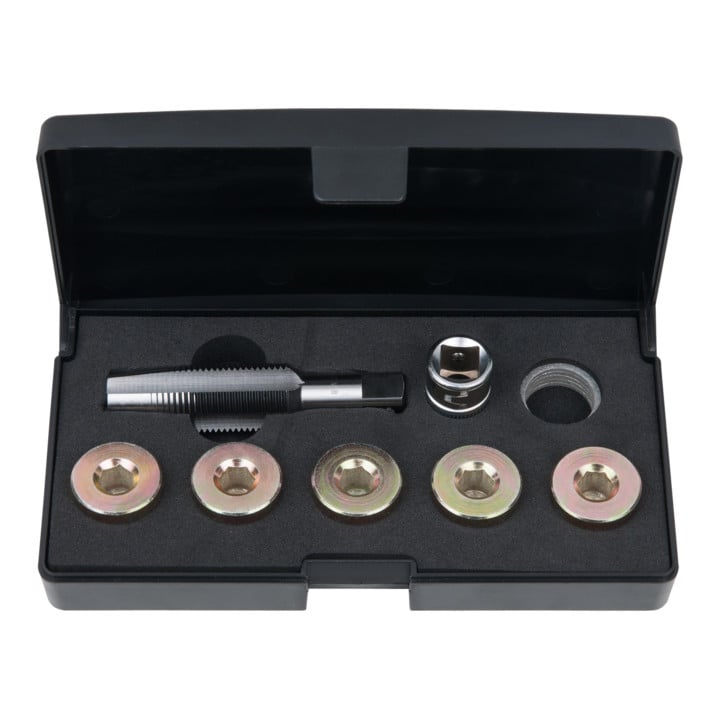 KS Tools Kit de réparation pour bouchons de vidange, 12 pcs. M18x1,5