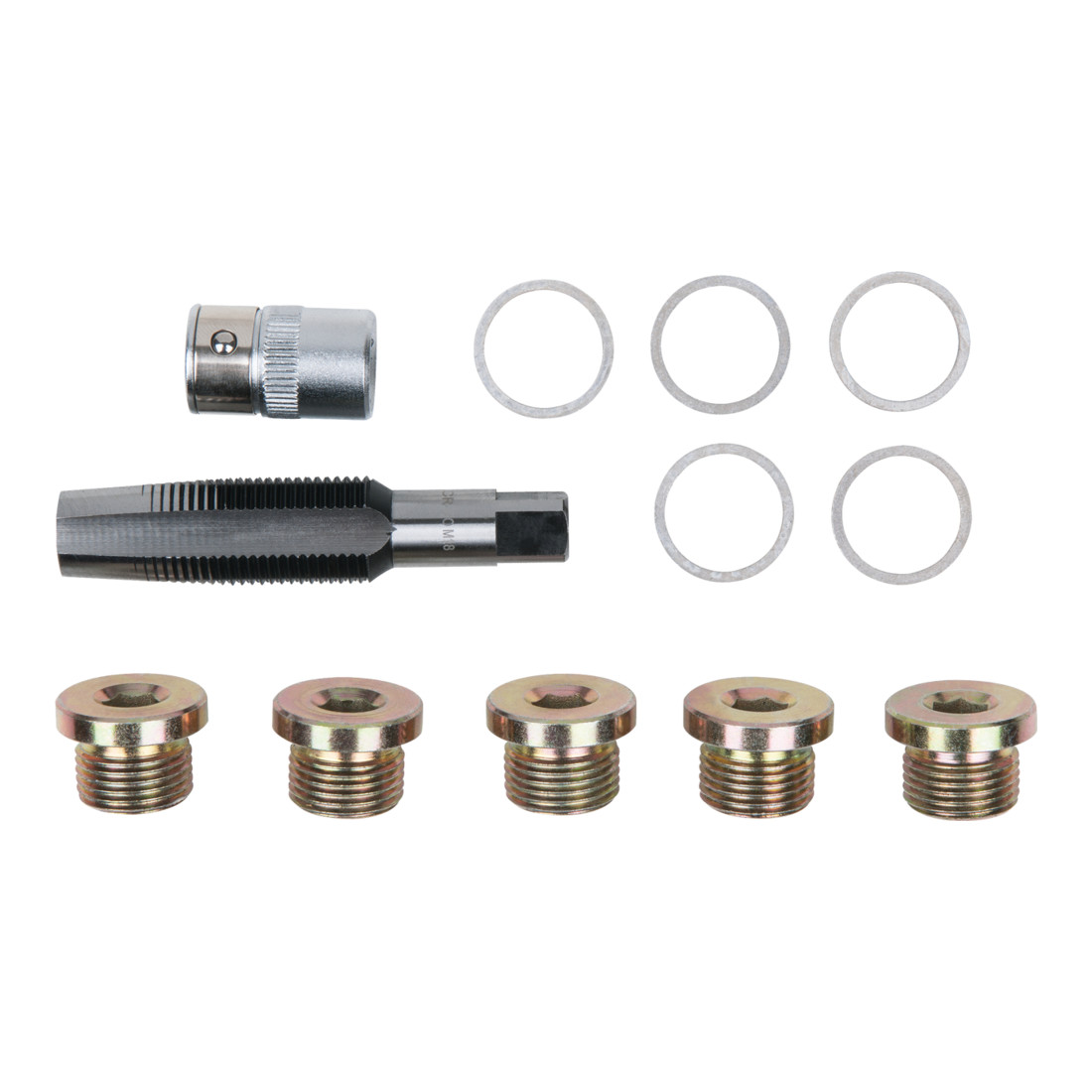 KS Tools Kit de réparation pour bouchons de vidange, 12 pcs. M18x1,5