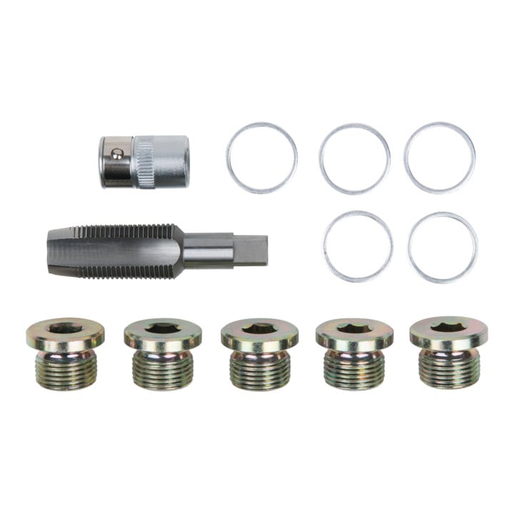 KS Tools Kit de réparation pour bouchons de vidange, 12 pcs. M20x1,5