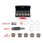 KS Tools Kit de réparation pour bouchons de vidange, 12 pcs. M22x1,5