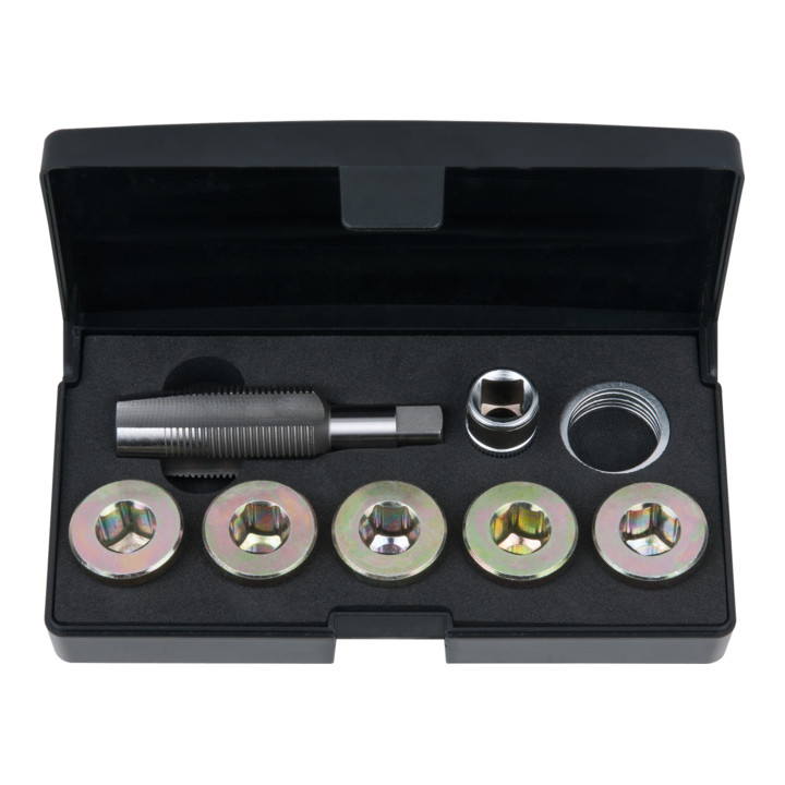 KS Tools Kit de réparation pour bouchons de vidange, 12 pcs. M22x1,5