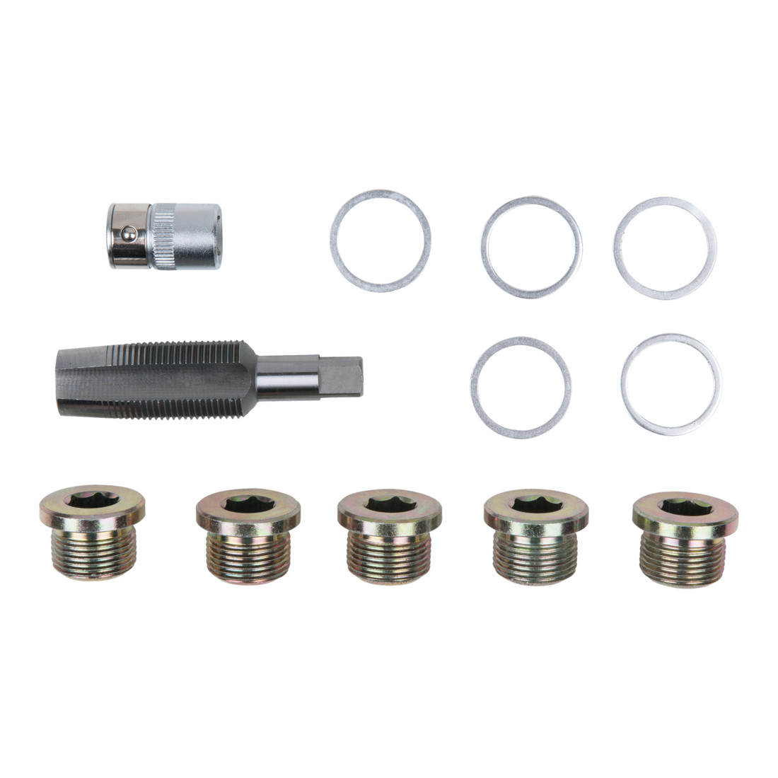 KS Tools Kit de réparation pour bouchons de vidange, 12 pcs. M22x1,5