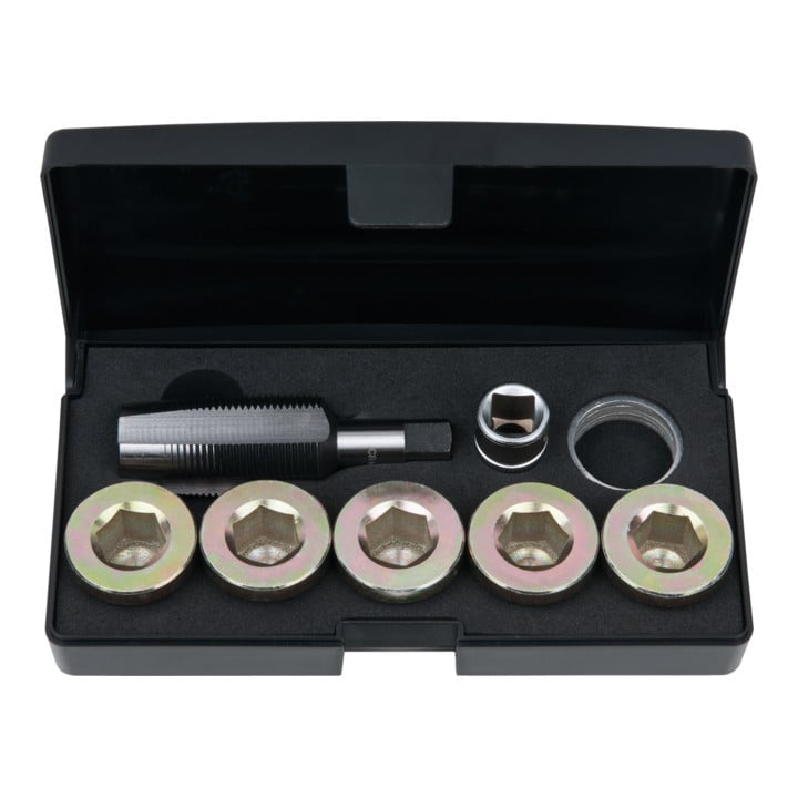 KS Tools Kit de réparation pour bouchons de vidange, 12 pcs. M24x1,5