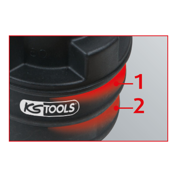 KS Tools Kit de test de pression du système Turbo, 17 pcs.