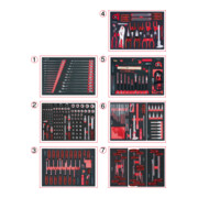 KS Tools : kit d'insertion universel pour 7 tiroirs avec 269 outils de qualité-1